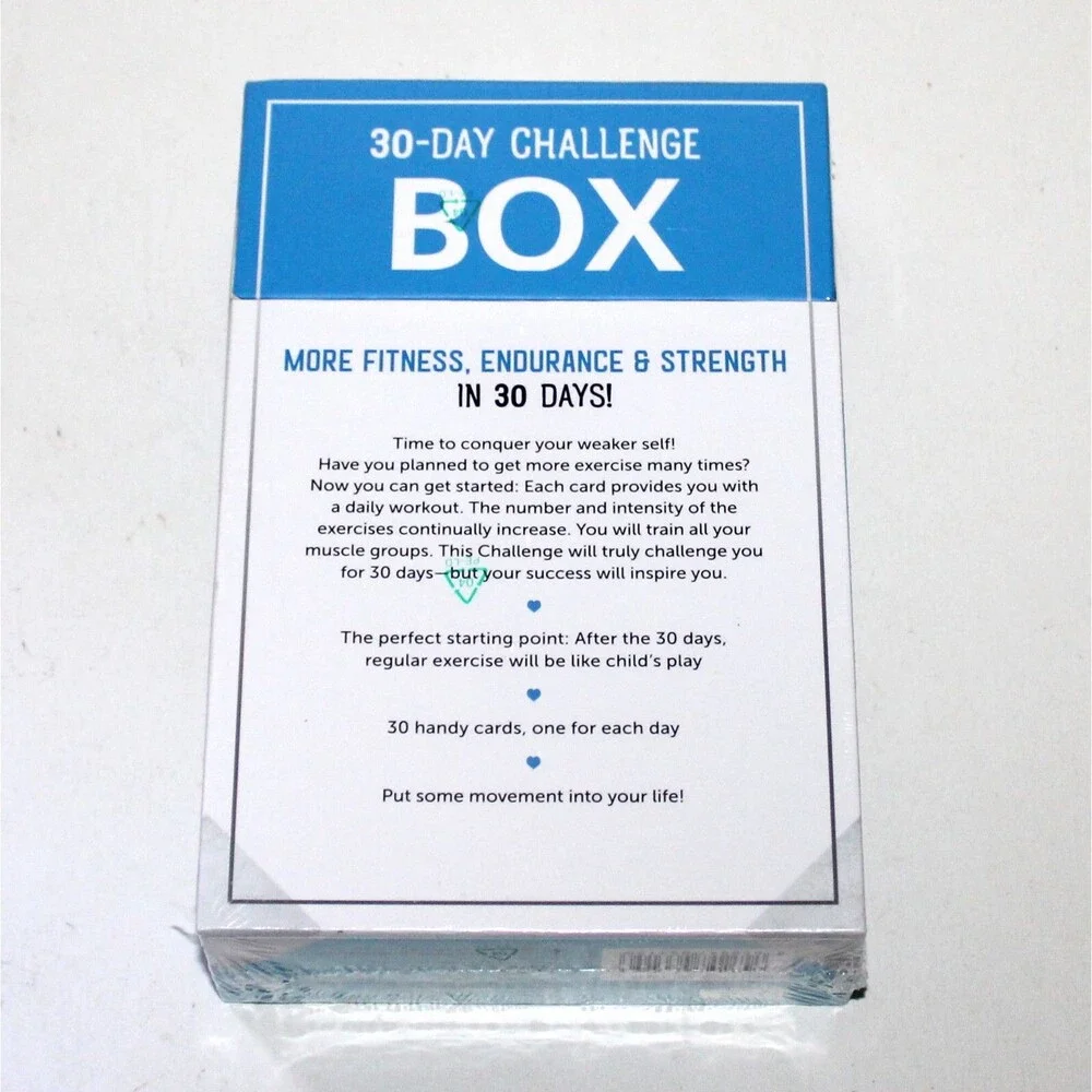 30 Day Challenge Box Fitness At Home Workout NGV New Sealed cards import